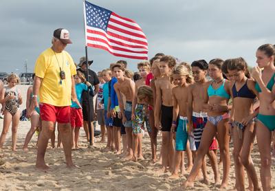 John Ryan Sr. is happy to see that more and more youngsters here are learning to swim. There are about 350 kids in the junior lifeguard program and about 100 6-through-8-year-old Nippers at present. John Ryan Sr. is happy to see that more and more youngsters here are learning to swim. There are about 350 kids in the junior lifeguard program and about 100 6-through-8-year-old Nippers at present.