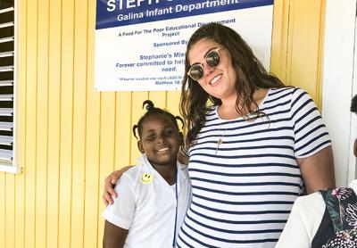 Stephanie Crispinelli’s mission continues thanks to the efforts of her family and friends like Sarina Peddy of East Hampton, who flew to Jamaica in April to build the seventh Steph’s Place school on the island. Stephanie Crispinelli’s mission continues thanks to the efforts of her family and friends like Sarina Peddy of East Hampton, who flew to Jamaica in April to build the seventh Steph’s Place school on the island.