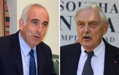 Jay Schneiderman, left, and Fred Havemeyer, right, both want the Democratic party line for supervisor. Jay Schneiderman, left, and Fred Havemeyer, right, both want the Democratic party line for supervisor.