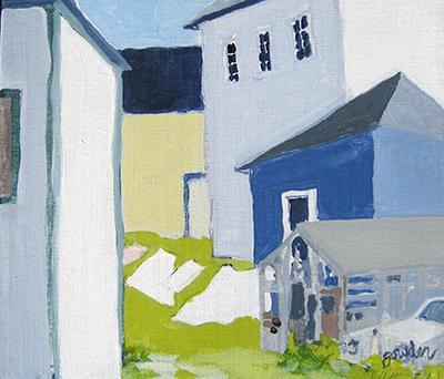 Priscilla Bowden’s “Architectural Laundry” is part of a sale of her work that will benefit the Brooks-Park Heritage Project. Priscilla Bowden’s “Architectural Laundry” is part of a sale of her work that will benefit the Brooks-Park Heritage Project.