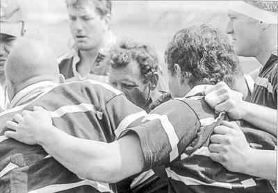 The camaraderie inspired by rugby is said to be exceptional. That’s Frank Bistrian at the upper right and, at right, Chris Carney, each of whom played the sport internationally. The camaraderie inspired by rugby is said to be exceptional. That’s Frank Bistrian at the upper right and, at right, Chris Carney, each of whom played the sport internationally.