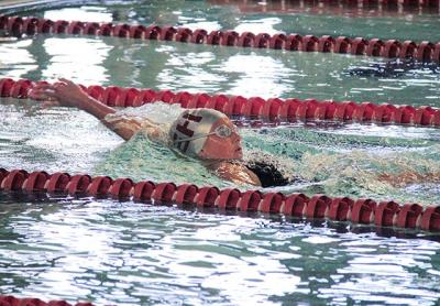 Sophia Swanson, a sophomore, is an all-around threat when it comes to the various swimming meet events. Sophia Swanson, a sophomore, is an all-around threat when it comes to the various swimming meet events.