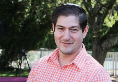 Rabbi Joshua Franklin, who has been working almost nonstop since arriving at the Jewish Center of the Hamptons on May 3, conducted his first High Holy Days services there last night. Rabbi Joshua Franklin, who has been working almost nonstop since arriving at the Jewish Center of the Hamptons on May 3, conducted his first High Holy Days services there last night.