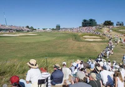 The last time the U.S. Open was played at Shinnecock was in 2004. Retief Goosen, a South African, was the winner, by two strokes, over Phil Mickelson, who on Sunday double-bogeyed the 17th, taking three putts to hole out from five feet. The last time the U.S. Open was played at Shinnecock was in 2004. Retief Goosen, a South African, was the winner, by two strokes, over Phil Mickelson, who on Sunday double-bogeyed the 17th, taking three putts to hole out from five feet.