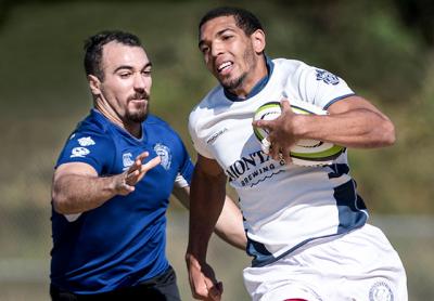 Brandon Johnson, a collegiate rugby all-American last year at Mount St. Mary’s in Maryland, broke the ice with a 60-yard try midway through the first half of Saturday’s game with Brooklyn, and later figured prominently in the clinching score. Brandon Johnson, a collegiate rugby all-American last year at Mount St. Mary’s in Maryland, broke the ice with a 60-yard try midway through the first half of Saturday’s game with Brooklyn, and later figured prominently in the clinching score.