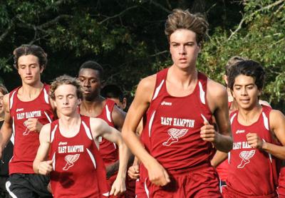 Ryan Fowkes, in the lead at the start of a cross-country meet at Cedar Point Park earlier this fall, and his teammates want to advance to the state championships that are to be held in the Rochester area on Nov. 11. Ryan Fowkes, in the lead at the start of a cross-country meet at Cedar Point Park earlier this fall, and his teammates want to advance to the state championships that are to be held in the Rochester area on Nov. 11.
