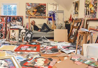 Steve Joester, in his Water Mill studio‚ found a new mode of artistic expression through mixing his old photographs from the 1970s and 1980s with silkscreen, street art, and his own expressionistic use of color.