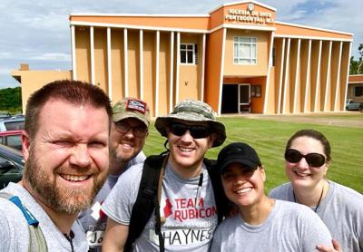 With Team Rubicon, a veterans’ group that deploys for rapid emergency response, Denise Schoen, at right, worked on a medical team in Puerto Rico. With Team Rubicon, a veterans’ group that deploys for rapid emergency response, Denise Schoen, at right, worked on a medical team in Puerto Rico.
