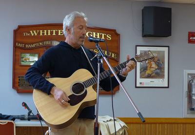 Paul Fried voiced his support for lifting the ban on amplified live music by singing for the village board. Paul Fried voiced his support for lifting the ban on amplified live music by singing for the village board.