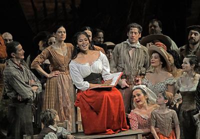 Pretty Yende as Adina in “L’Elisir d’Amore,” the Met: Live in HD presentation at Guild Hall on Saturday Pretty Yende as Adina in “L’Elisir d’Amore,” the Met: Live in HD presentation at Guild Hall on Saturday
