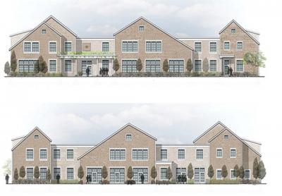 In an architect's drawings, a new town senior citizens center would feature up-to-date amenities, plenty of space for activities, and lots of natural light. In an architect's drawings, a new town senior citizens center would feature up-to-date amenities, plenty of space for activities, and lots of natural light.