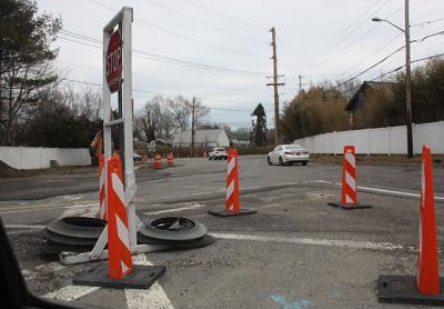 Whether you travel by road or rail, change is afoot in East Hampton Village. The tangle of gravel and traffic cones at the intersection of Route 114 and Buell and Toilsome Lanes should become a completed roundabout by Memorial Day. Whether you travel by road or rail, change is afoot in East Hampton Village. The tangle of gravel and traffic cones at the intersection of Route 114 and Buell and Toilsome Lanes should become a completed roundabout by Memorial Day.