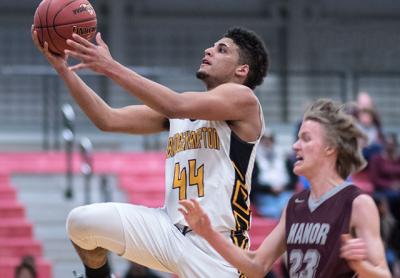 J.P. Harding’s fifth steal of the game, with 14 seconds left, sealed the victory. J.P. Harding’s fifth steal of the game, with 14 seconds left, sealed the victory.