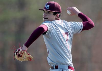 Elian Abreu, a Bonac sophomore, looked good on the mound Saturday at the Moriches Sports Complex.