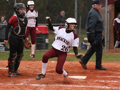 Sophia Swanson, who drove in her sister with the tying run, smiled as she crossed the plate with the game-winner in East Hampton’s 3-2 win on April 17 over Southold-Greenport.