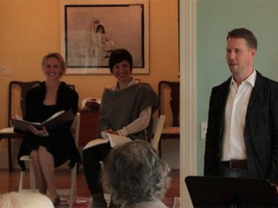 A reading of Dennis Moritz's play "Hungry Heart" took place in a Sagaponack living room recently. A reading of Dennis Moritz's play "Hungry Heart" took place in a Sagaponack living room recently.