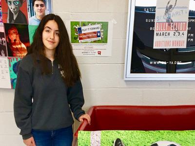 Sydney Salamy’s second athletic gear collection is to go to Riverhead High School.