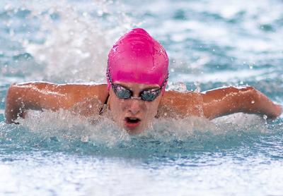 Jane Brierley, who won the 200 individual medley in last Thursday’s meet here with Harborfields, is one of four eighth graders on Craig Brierley’s league-champion team. Jane Brierley, who won the 200 individual medley in last Thursday’s meet here with Harborfields, is one of four eighth graders on Craig Brierley’s league-champion team.