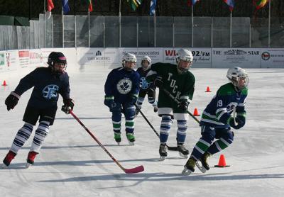 Ice hockey continues to be a big draw at the Buckskill Winter Club.