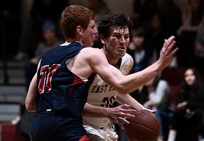 Max Proctor, with the ball, has played solidly this fall. Max Proctor, with the ball, has played solidly this fall.