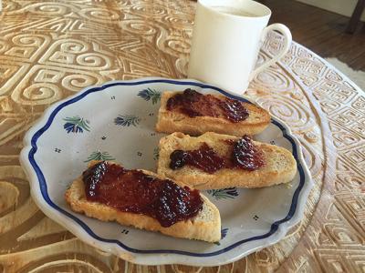 Toasted homemade bread with raspberry jam is one of life’s most fundamental pleasures. Toasted homemade bread with raspberry jam is one of life’s most fundamental pleasures.