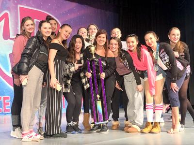 Dancers and teachers from Dancehampton in East Hampton celebrated at the KAR regional dance competition earlier this month, where Dancehampton received a Studio of Excellence Award.