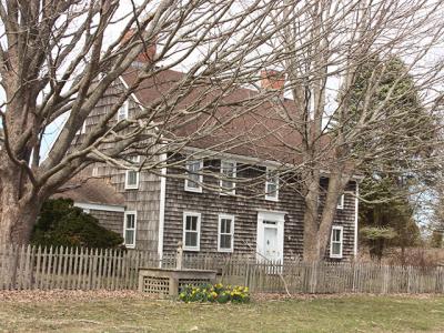 Under a plan put forward by descendants of the original owners of the 1775 Deacon David Hedges House in Sagaponack, the house would become an accessory structure to a new 8,000-square-foot main house. Under a plan put forward by descendants of the original owners of the 1775 Deacon David Hedges House in Sagaponack, the house would become an accessory structure to a new 8,000-square-foot main house.