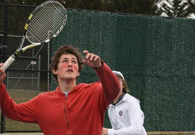 Alex Weseley, seen above a year ago, missed East Hampton’s first three matches but was expected back this week. He and Jaedon Glasstein are the team’s top doubles pairing. Alex Weseley, seen above a year ago, missed East Hampton’s first three matches but was expected back this week. He and Jaedon Glasstein are the team’s top doubles pairing.