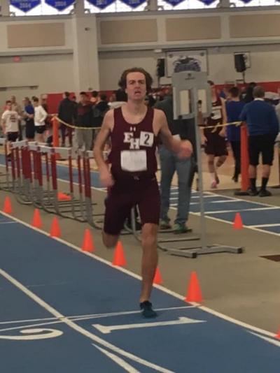 Ryan Fowkes, the Bonackers' state qualifier in the 1,000, seen winning the smalls school race at that distance on Feb. 3 in Brentwood. Ryan Fowkes, the Bonackers' state qualifier in the 1,000, seen winning the smalls school race at that distance on Feb. 3 in Brentwood.