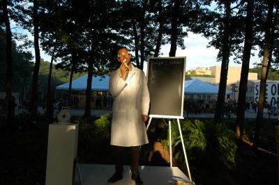 One of several interactive performance pieces that were presented on the grounds of Watermill Center during its benefit last month, which might be reprised for Discover Watermill Day on Sunday. One of several interactive performance pieces that were presented on the grounds of Watermill Center during its benefit last month, which might be reprised for Discover Watermill Day on Sunday.