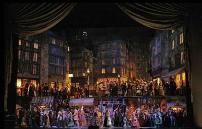 Act two of "La Boheme" Act two of "La Boheme"