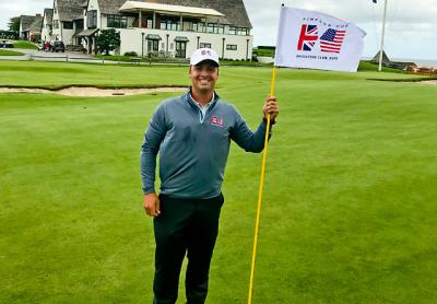 Alex Happer, like his Simpson Cup opponents and teammates, suffered serious injuries while in the military. “We all stand together and support each other,” he said following Monday’s practice round.