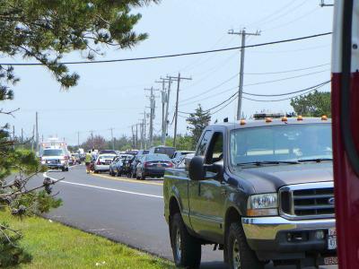 A bicyclist was seriously injured on Napeague Sunday afternoon. A bicyclist was seriously injured on Napeague Sunday afternoon.