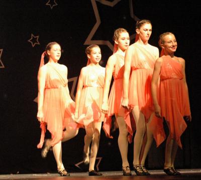 Dancers in Dancehampton's 2014 spring show. This year's show, "A Night at the Movies," will be staged on Friday and Saturday.