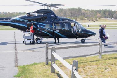 Laws seeking to reduce noise from helicopters and other aircraft flying into and out of East Hampton Airport are set to go into effect on Tuesday. Laws seeking to reduce noise from helicopters and other aircraft flying into and out of East Hampton Airport are set to go into effect on Tuesday.