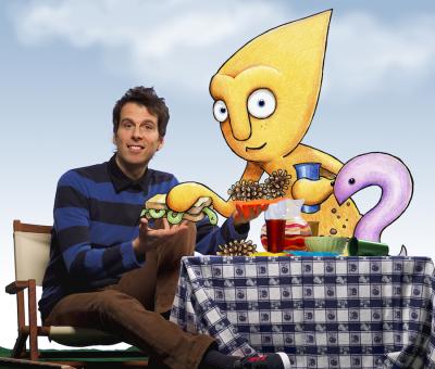 Morgan Taylor will land at Guild Hall on Wednesday with his Gustafer Yellowgold multimedia show for kids.
