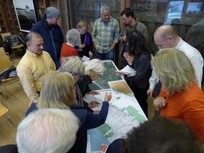 Residents of Amagansett and Wainscott were invited to identify areas of concern to consultants conducting hamlet studies at Town Hall on Tuesday afternoon. Residents of Amagansett and Wainscott were invited to identify areas of concern to consultants conducting hamlet studies at Town Hall on Tuesday afternoon.