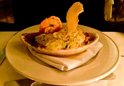 Lobster shepherd's pie is a longtime specialty at Plaza Cafe. Lobster shepherd's pie is a longtime specialty at Plaza Cafe.