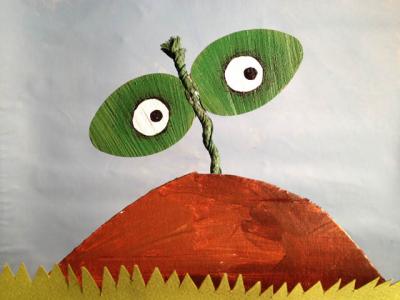 Liz Joyce and a Couple of Puppets will present "The Doubtful Sprout" at Bay Street Theater on Saturday.