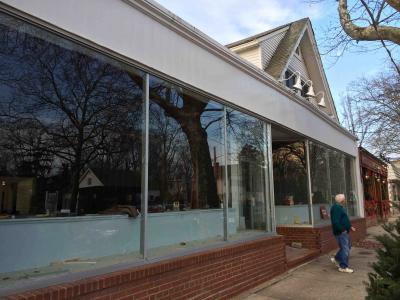 Joe LaCarrubba left the building he owns with his brother Sal LaCarrubba on Friday. The building has been divided into two spaces. Joe LaCarrubba left the building he owns with his brother Sal LaCarrubba on Friday. The building has been divided into two spaces.