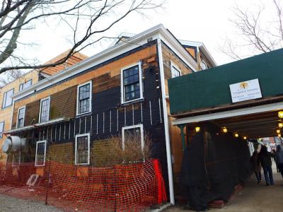 Sag Harbor's Sen restaurant and the building that houses it have had a top-to-bottom renovation. It is expected to reopen in June at the earliest. Sag Harbor's Sen restaurant and the building that houses it have had a top-to-bottom renovation. It is expected to reopen in June at the earliest.
