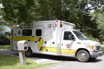 The Springs Fire Department is the only agency on the South Fork without a paid paramedic or critical care technician, relying only on its volunteers to answer calls, like this one in Clearwater Beach on Friday. The Springs Fire Department is the only agency on the South Fork without a paid paramedic or critical care technician, relying only on its volunteers to answer calls, like this one in Clearwater Beach on Friday.