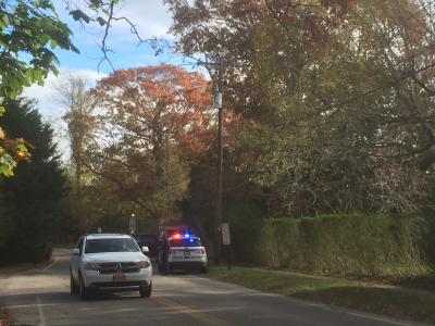 Police had School Street shut down while firefighters investigated the cause of a smoke smell at the Springs School Tuesday morning. Police had School Street shut down while firefighters investigated the cause of a smoke smell at the Springs School Tuesday morning.