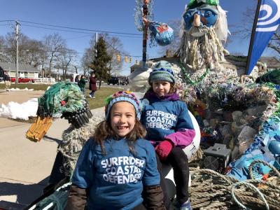 The Eastern Long Island Chapter of the Surfrider Foundation is taking a float made almost entirely of garbage collected on beaches to the Montauk St. Patrick's Day parade. The Eastern Long Island Chapter of the Surfrider Foundation is taking a float made almost entirely of garbage collected on beaches to the Montauk St. Patrick's Day parade.