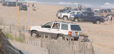 Neighbors opposed to the summertime gathering of vehicles on a stretch of Napeague Beach are stepping up efforts to stop the practice. Neighbors opposed to the summertime gathering of vehicles on a stretch of Napeague Beach are stepping up efforts to stop the practice.