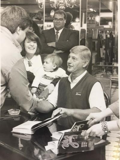 Carl Yastrzemski at a book signing in Boston in April, 1990 Carl Yastrzemski at a book signing in Boston in April, 1990