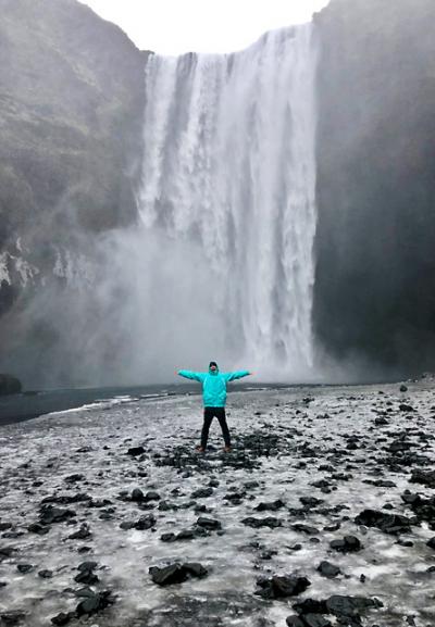After the Spartan Ultra world championships, Anthony Daunt visited the 200-foot-high Skogafoss waterfall on Iceland’s south coast. After the Spartan Ultra world championships, Anthony Daunt visited the 200-foot-high Skogafoss waterfall on Iceland’s south coast.