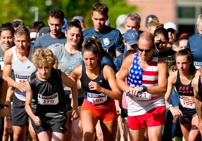 Paige Duca (196) would have won had she not run onto North Haven once over the Jordan C. Haerter Memorial Bridge. Paige Duca (196) would have won had she not run onto North Haven once over the Jordan C. Haerter Memorial Bridge.