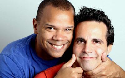 Jerry Dixon and Mario Cantone Jerry Dixon and Mario Cantone
