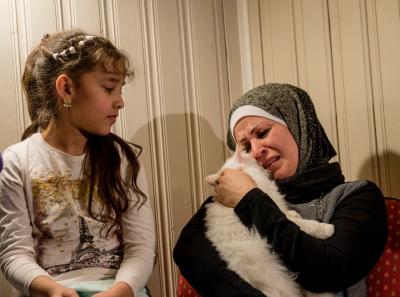 Kunkush safely in Norway with members of its family, who had been forced to leave a Greek beach town without it after traveling from Iraq via Turkey.